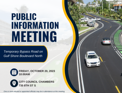 Update: Gulf Shore Boulevard North Road Closure and Bypass Road