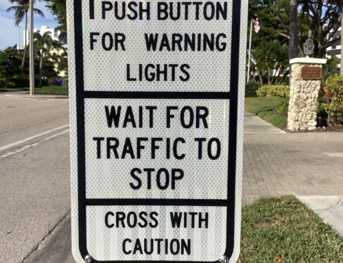 Press the Button and Stay Safe: Crosswalk Safety Reminder