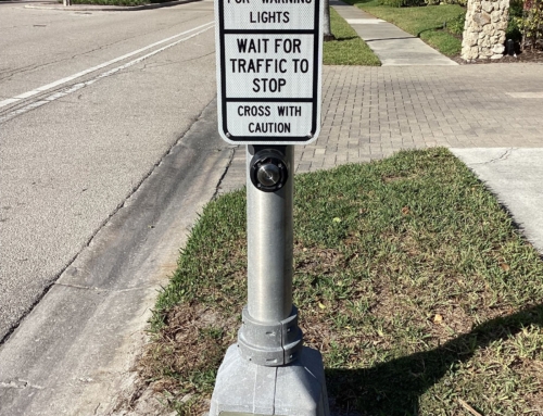 Press the Button and Stay Safe: Additional Crosswalk Safety Reminder